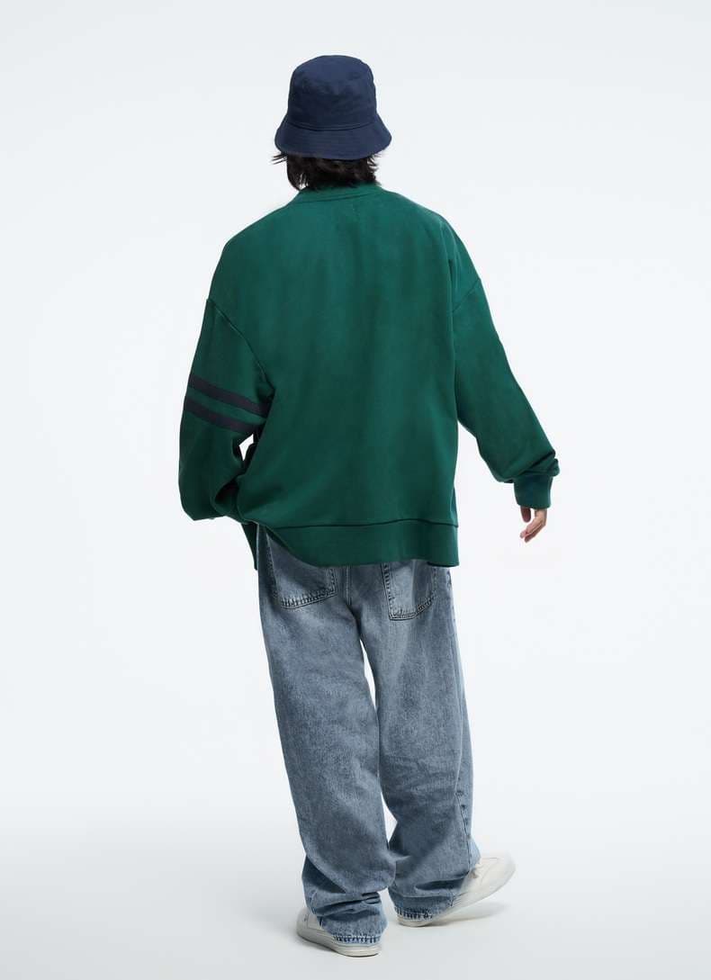 ストリートファッション ストリート系カレッジ風カーディガン