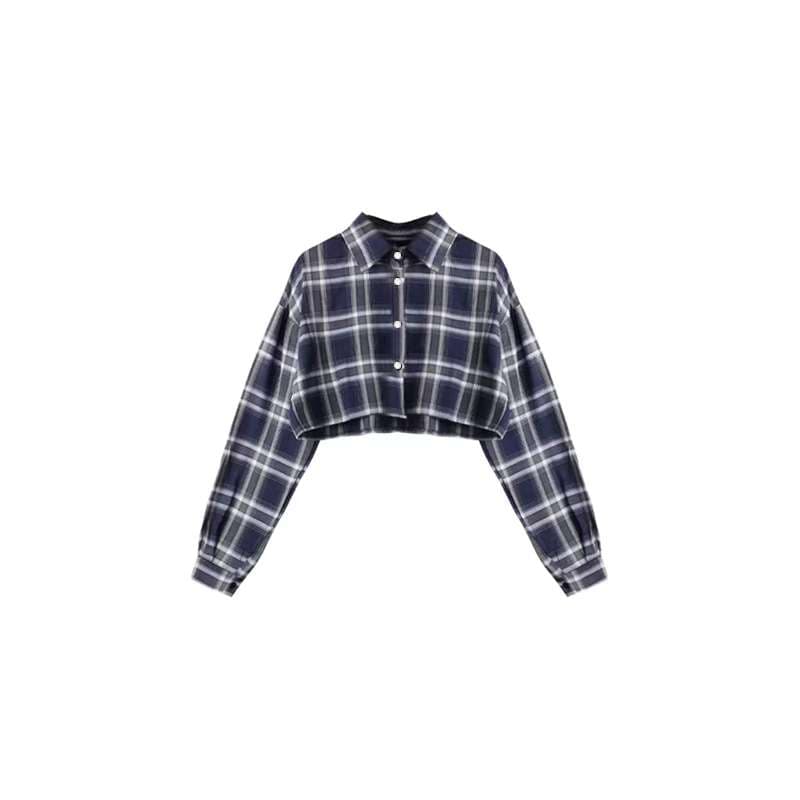 ストリートファッション オーバーサイズチェック柄シャツジャケット