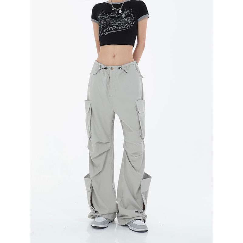 ストリートファッション ストリート系オーバーサイズカーゴパンツ