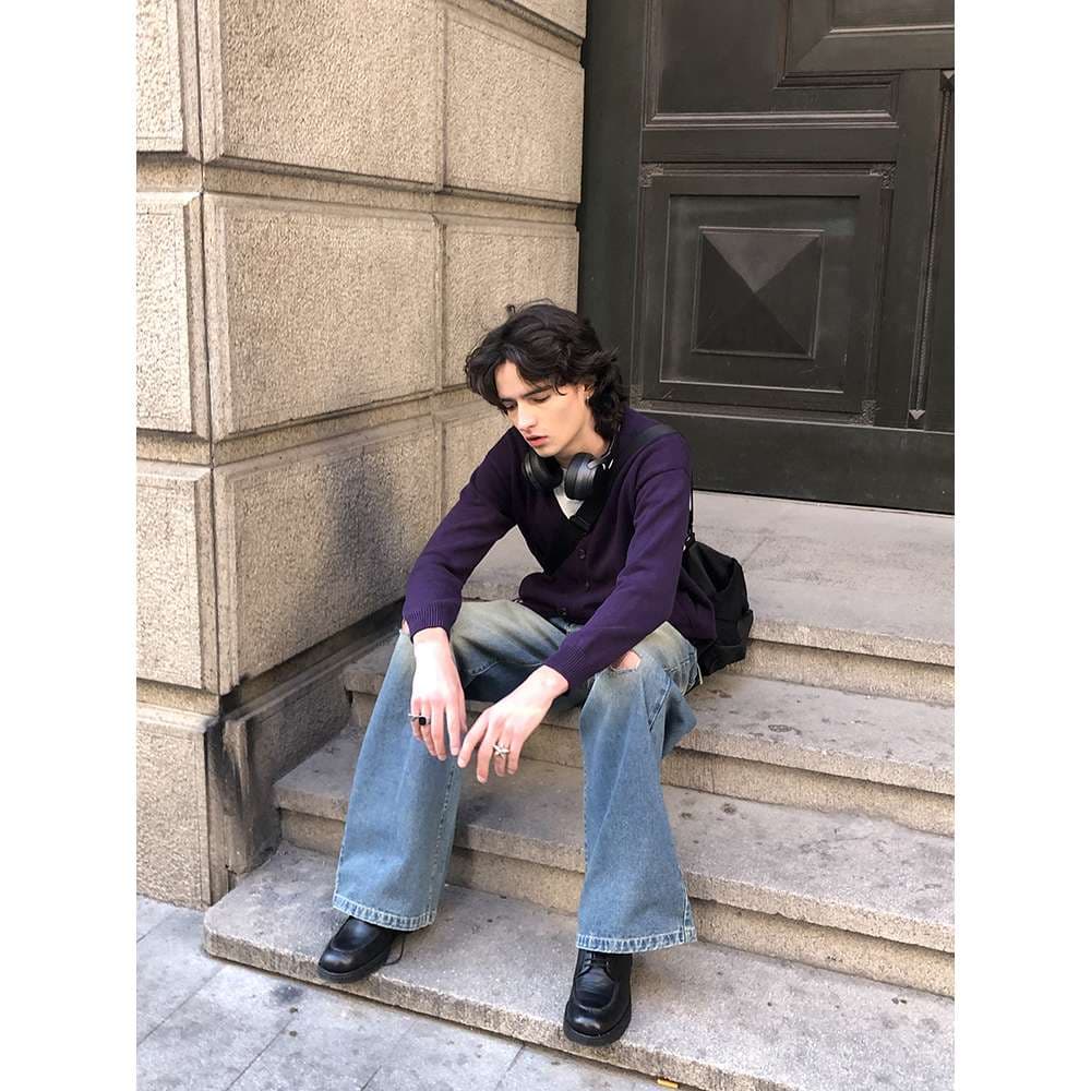 ストリートファッション オーバーサイズカーディガン