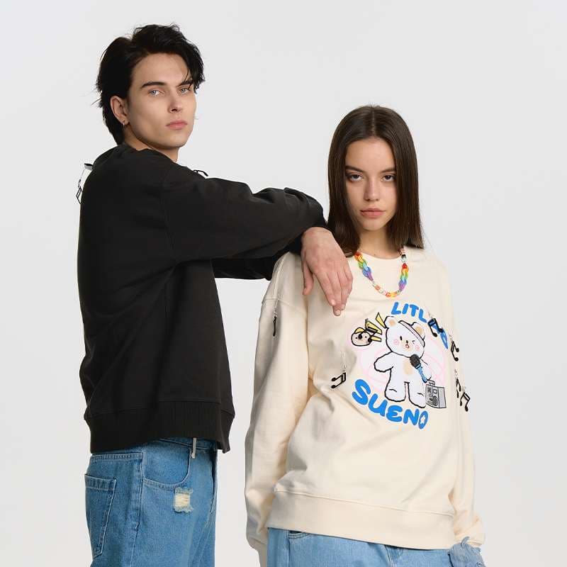 ストリートファッション リトルベアミュージックスウェット