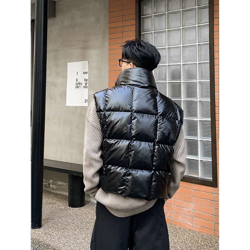 ストリートファッション メッセージ入りオーバーサイズニット