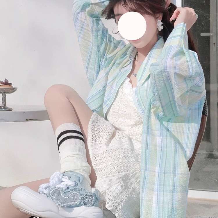 ストリートファッション オーバーサイズチェックシャツ