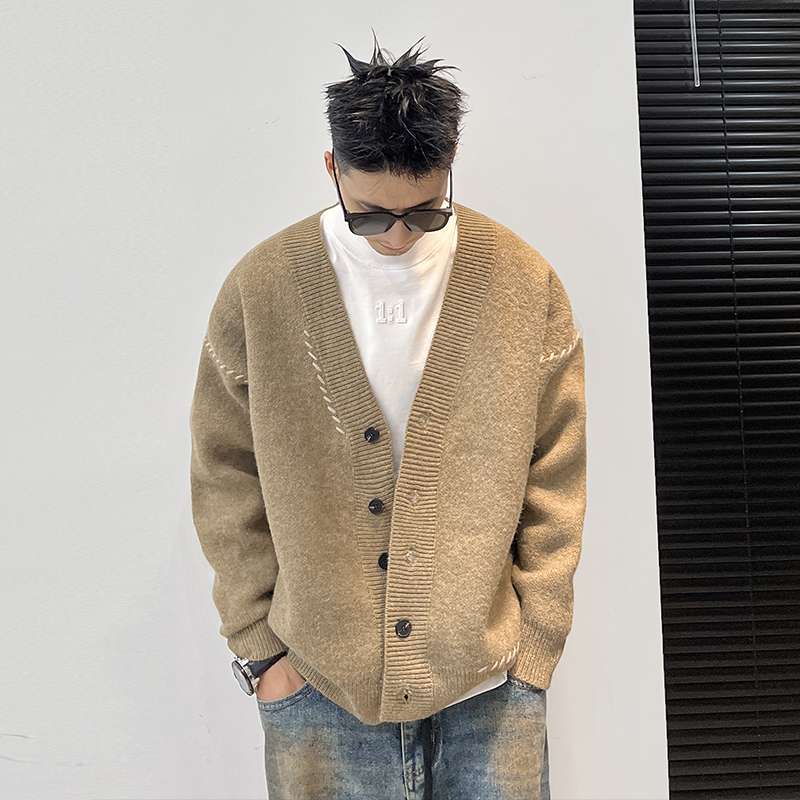 ストリートファッション オーバーサイズ ストリート カーディガン