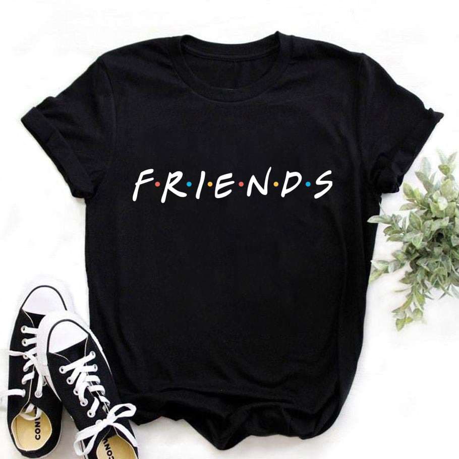 ストリートファッション シンプルプリント半袖Tシャツ