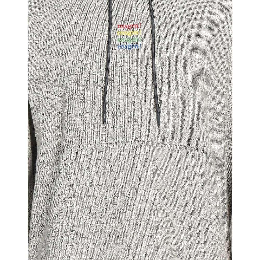 ストリートファッション レインボーロゴ刺繍入りパーカー