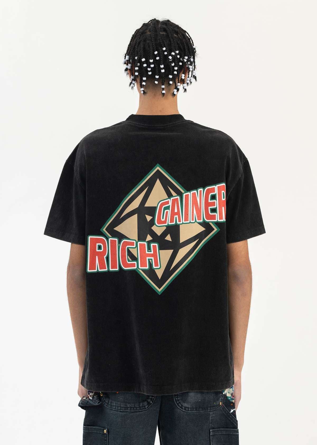 ストリートファッション アメリカンゲイナー アートプリント Tシャツ