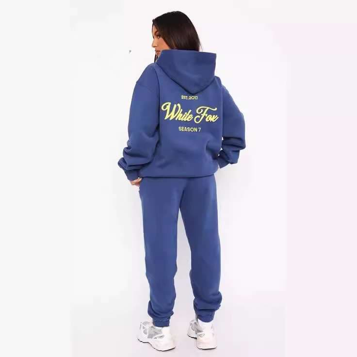 ストリートファッション シーズン7 刺繍入りスウェット上下セット