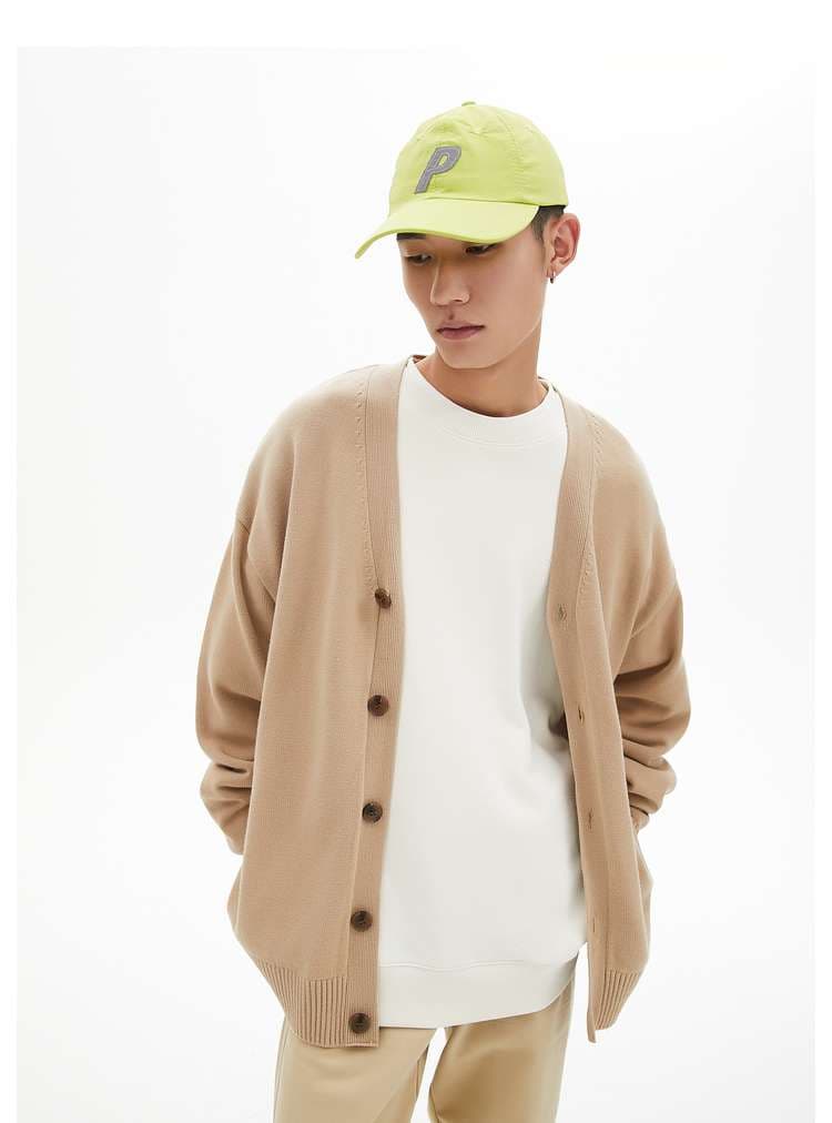 ストリートファッション オーバーサイズニットカーディガン