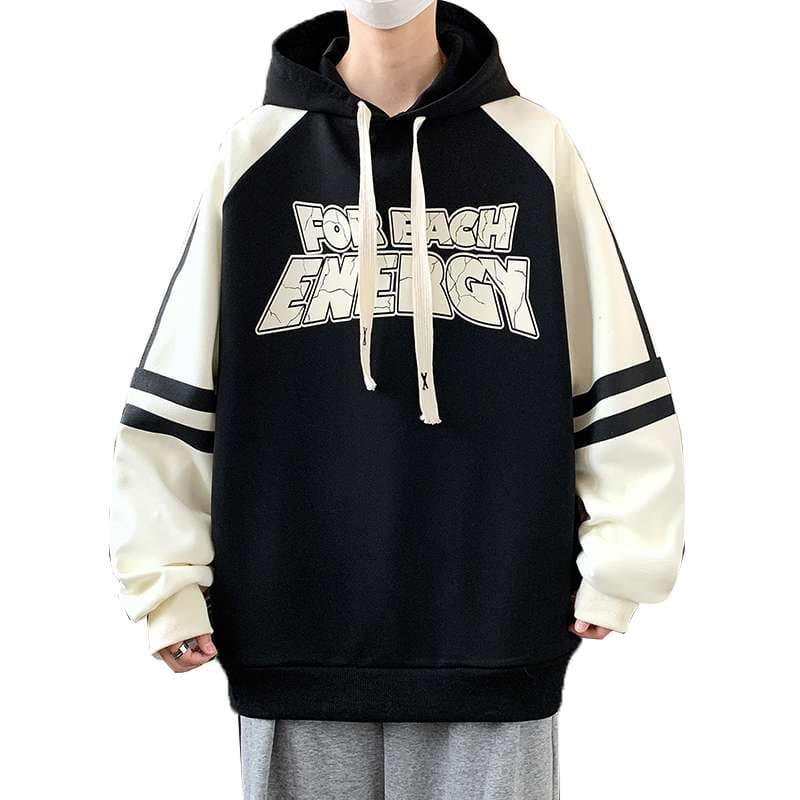 ストリートファッション フォー・イーチ・エネルギー オーバーサイズパーカー