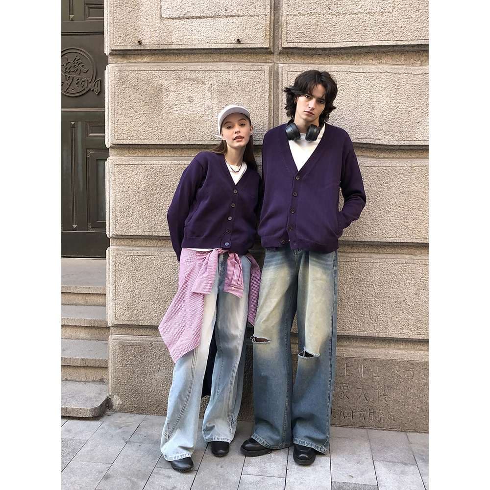 ストリートファッション オーバーサイズカーディガン