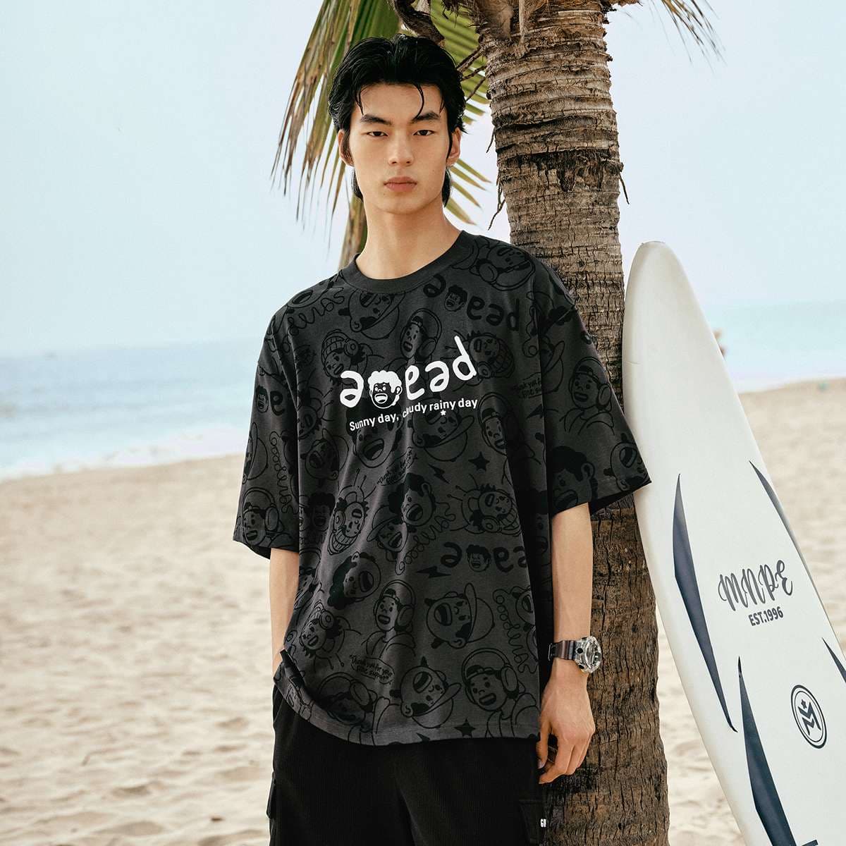 ストリートファッション サーフムード オーバーサイズ Tシャツ