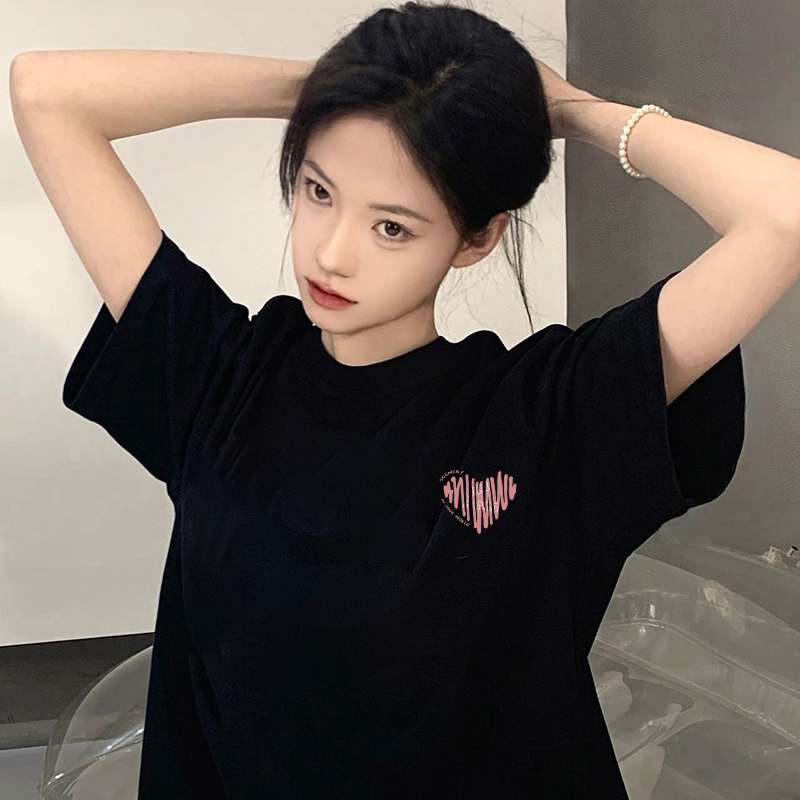 ストリートファッション ポップアートプリント半袖Tシャツ