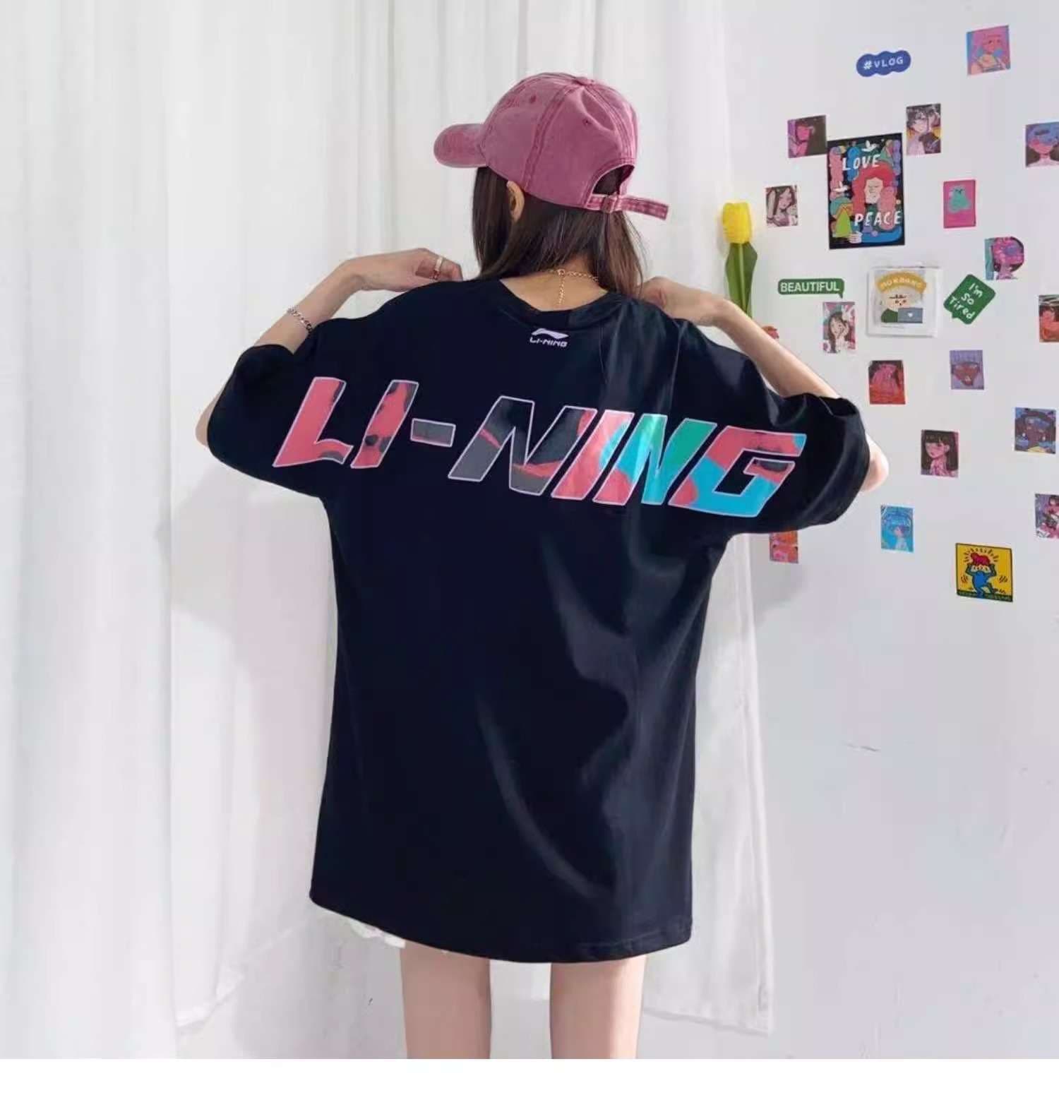 ストリートファッション ストリート系スポーティーロゴTシャツ