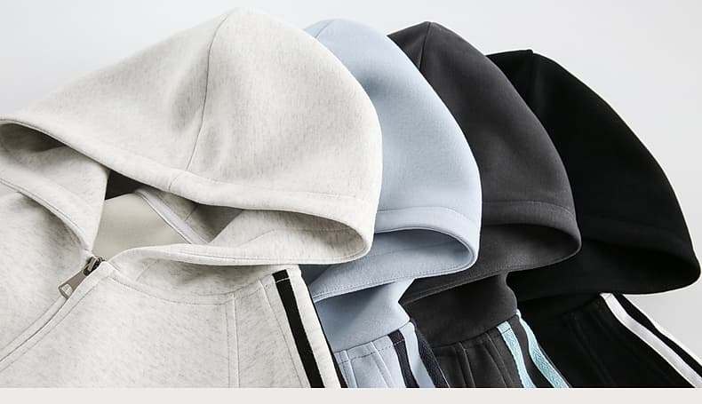 ストリートファッション サイドライン ゆったりパーカー