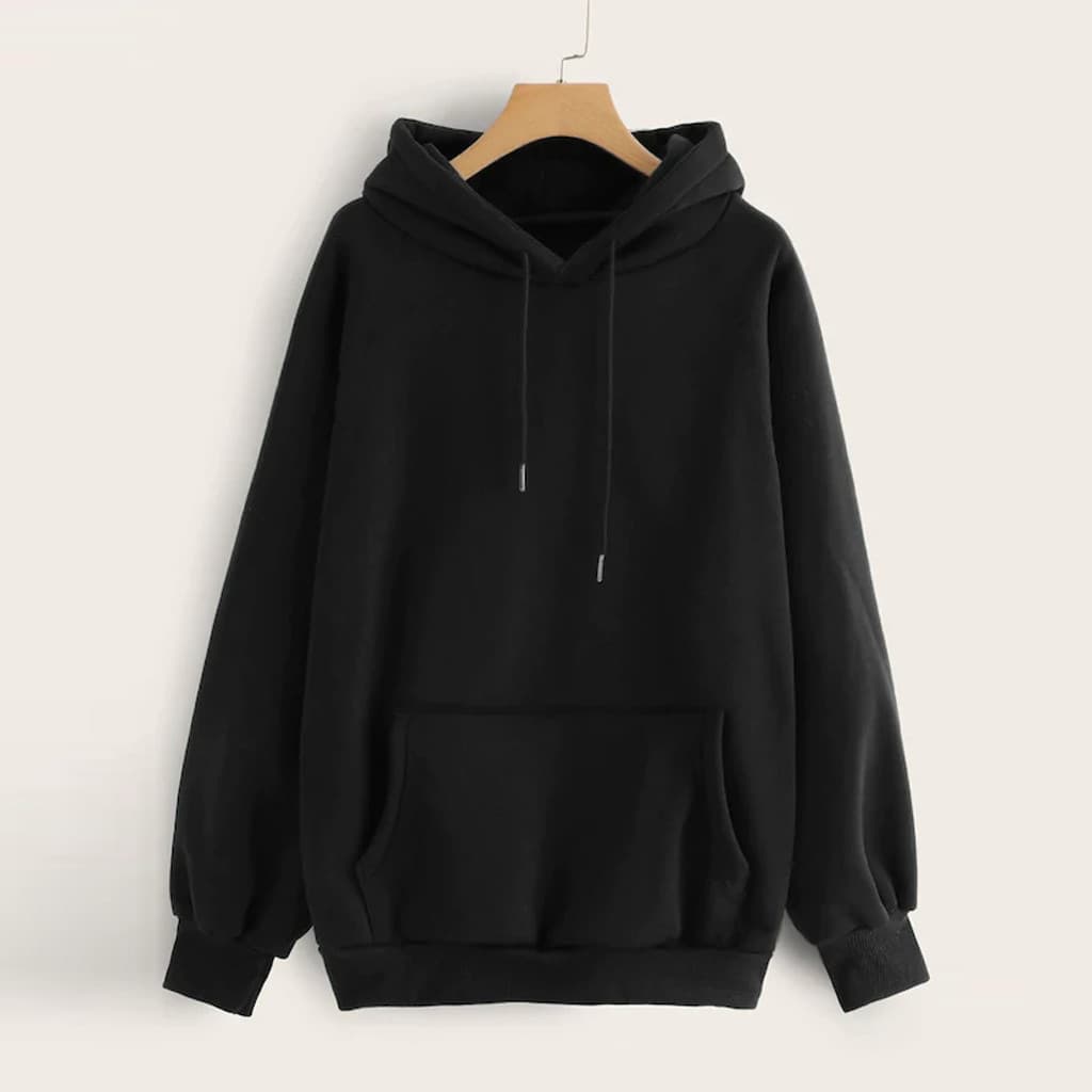ストリートファッションパーカー ベーシックオーバーサイズ